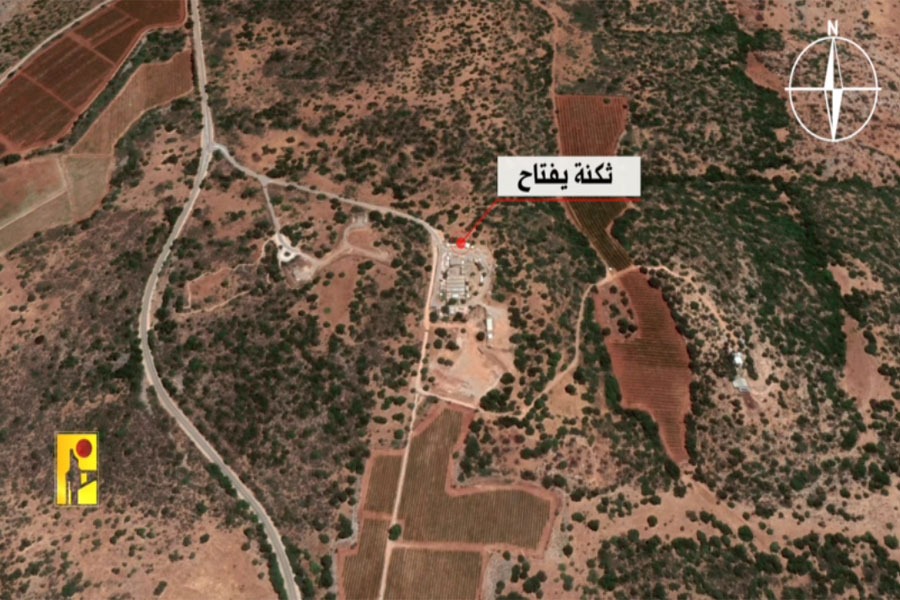 فيديو | مشاهد من عملية استهداف المقاومة تجمعات العدو في ثكنة يفتاح 