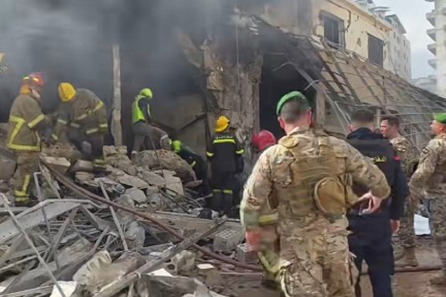 أمن الدولة: استشهاد 13 عنصرًا جراء استهداف مبنى سراي النبطية الحكومي