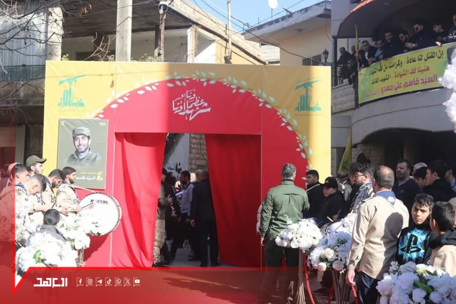 تشييع الشهيد قاسم علي مهدي في بلدة علي النهري