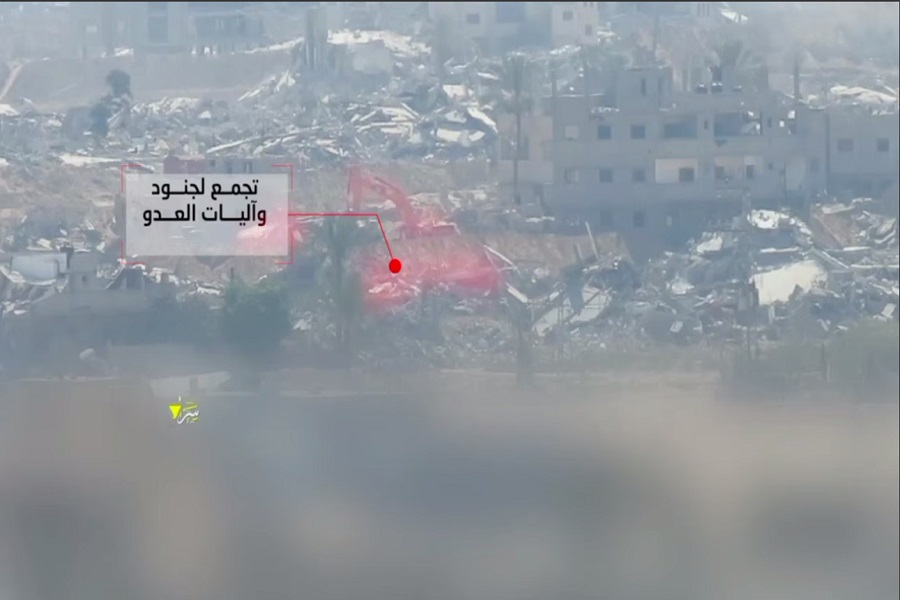 سرايا القدس تستهدف مقر قيادة وسيطرة مستحدث شمال مدينة خان يونس