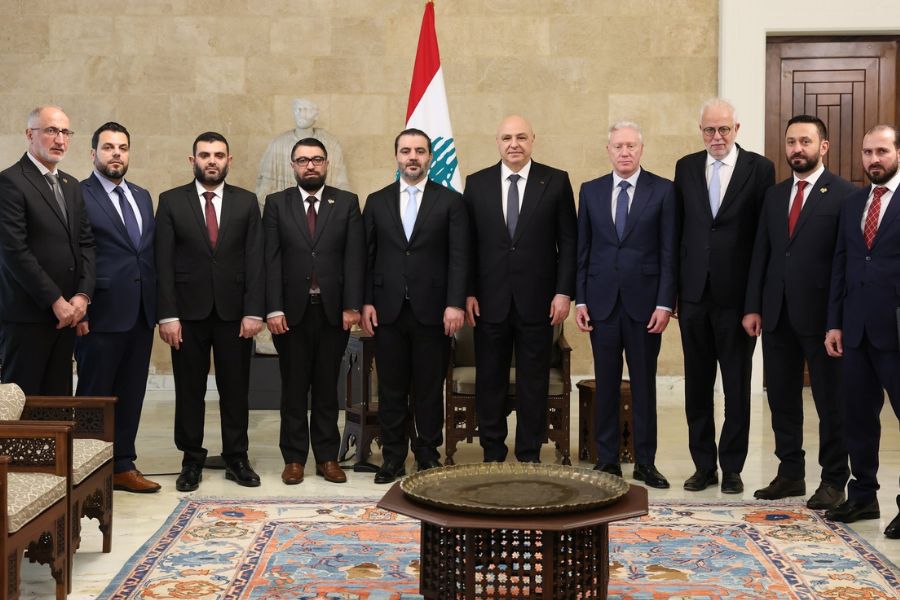 الشيباني في بيروت على رأس وفد سوري.. عون: لتعزيز العلاقات على أساس الاحترام المتبادل