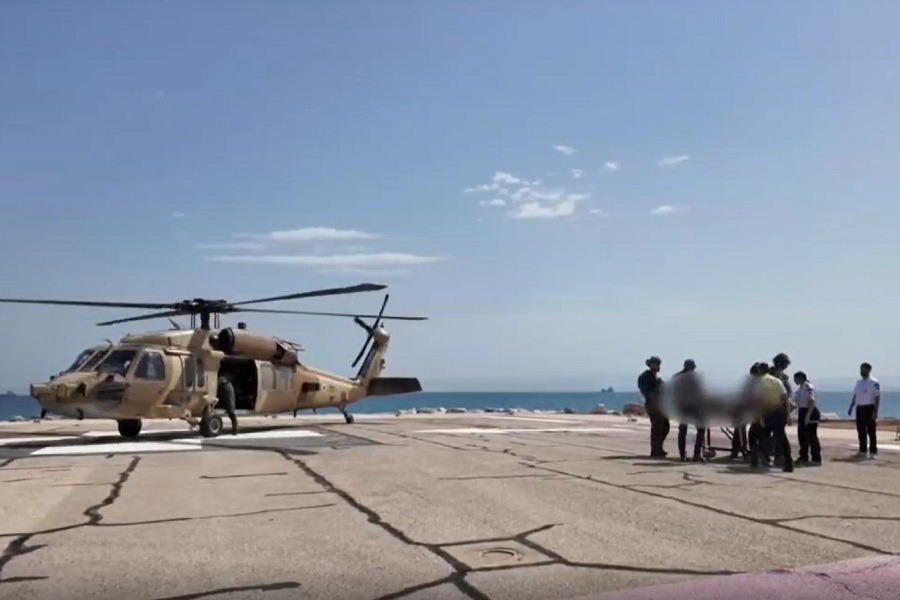 بالفيديو| مشاهد من نقل جرحى العدو من جنوب لبنان إلى مستشفى رمبام في حيفا