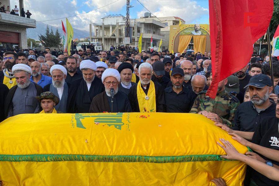 حزب الله شيّع الشهيد المجاهد محمد عباس شعشوع في سحمر