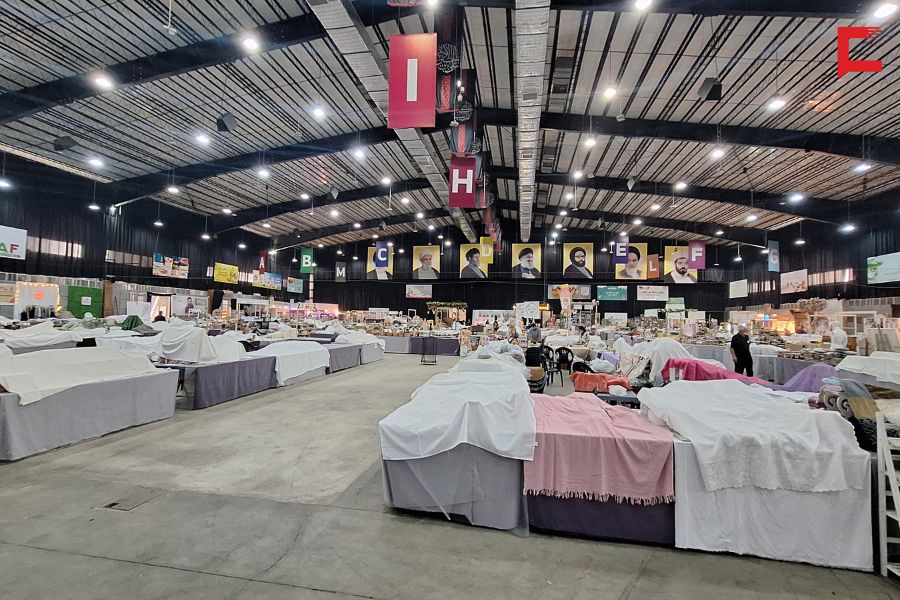 بالصور| اكتمال التحضيرات لمعرض 