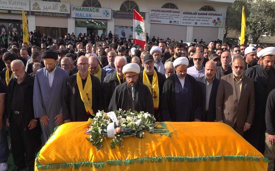 تشييع الشهيد المجاهد جعفر علي ياسين