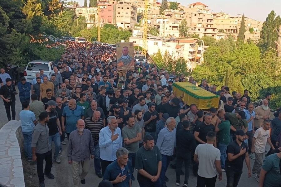 حزب الله شيّع الشهيد فادي حسين المقهور 
