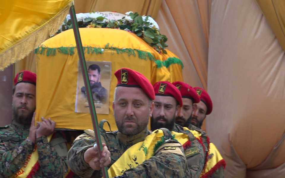 تشييع الشهيد المجاهد جعفر علي ياسين