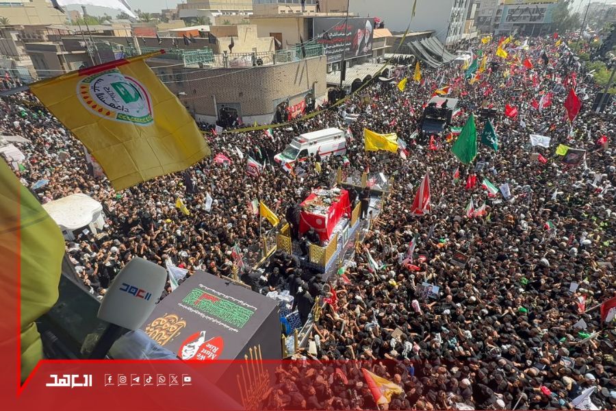 النجف الأشرف.. ثورة العشرين حشود مليونية في تشييع القائد