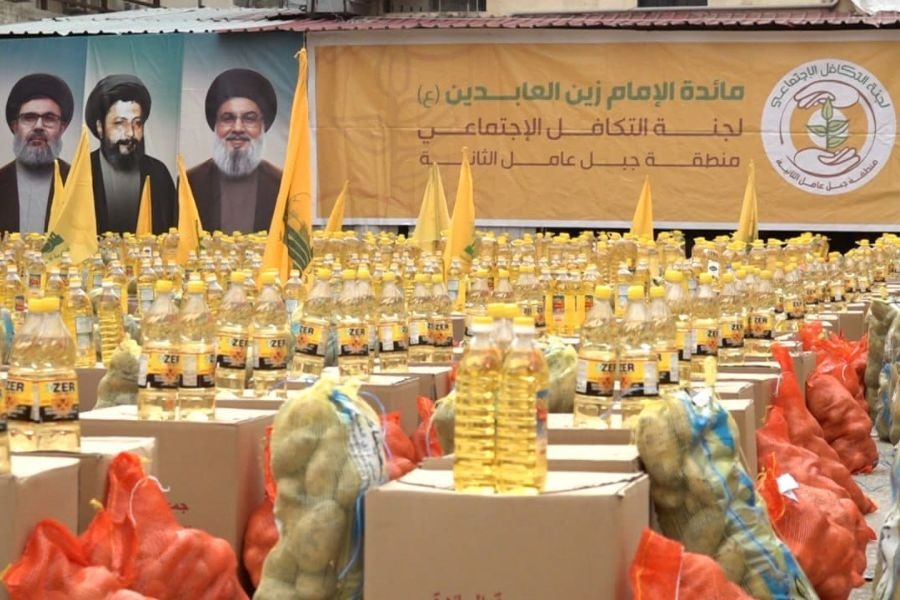 حزب الله يطلق مائدة الإمام زين العابدين (ع) في مدينة النبطية