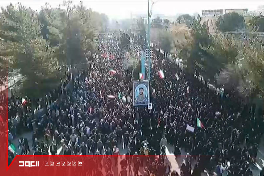 الشعب الإيراني يقول كلمته في تظاهرات مليونية تعم إيران بأكملها دعمًا للقيادة 