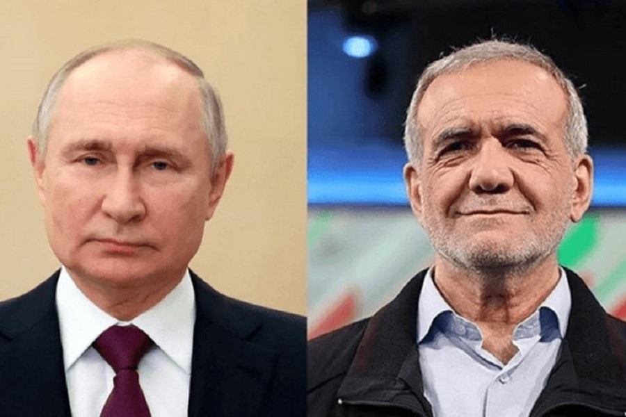 بزشكيان وبوتين يبحثان آخر المستجدات بشأن وقف إطلاق النار