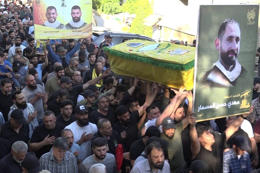 حزب الله يُشيّع الشهيد المجاهد مهدي المسمار في مدينة الهرمل