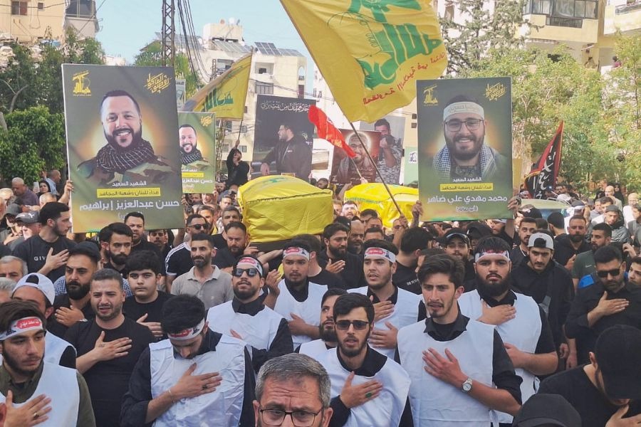 حزب الله يشيّع ثلة من الشهداء السعداء في جنة الزهراء - الكفاءات