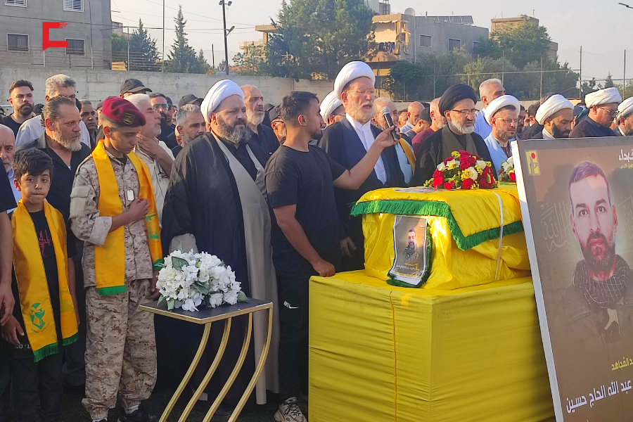 تشييع الشيهيدين ماجد عبد الله الحاج حسين ودريد نايف العطار في الهرمل