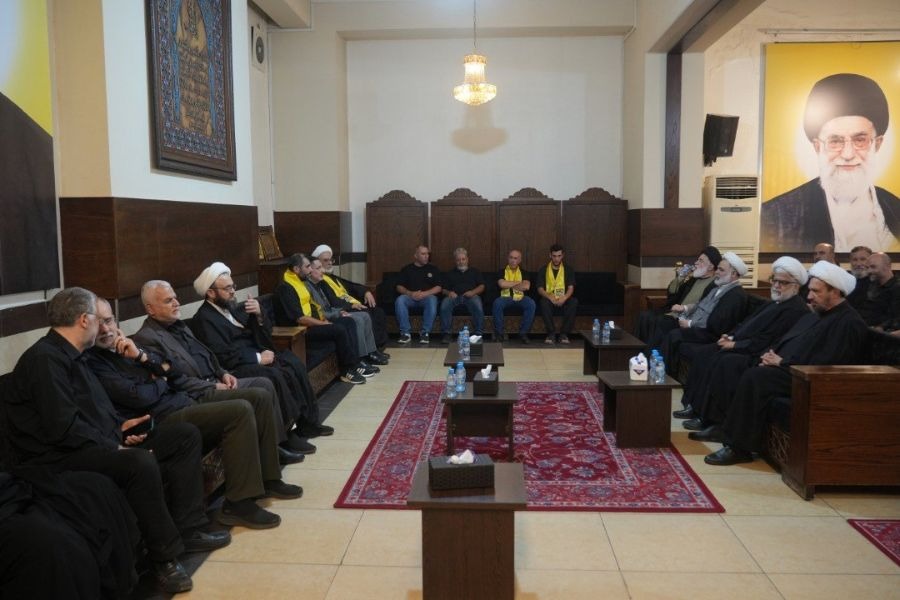 بالصور| حزب الله يقيم احتفالًا تكريميًا لثلة من الشهداء في مجمع الإمام المجتبى (ع)