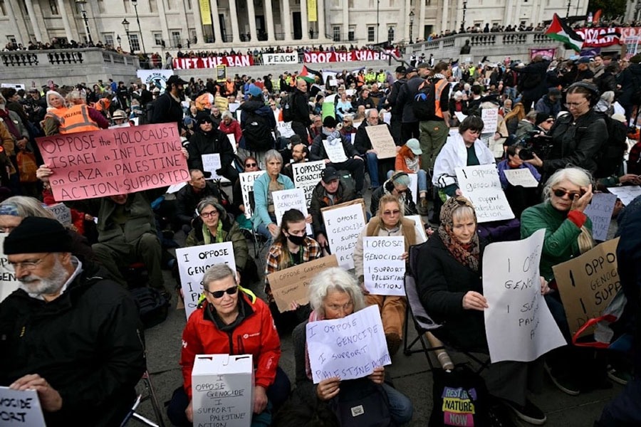 بريطانيا تشدّد إجراءاتها ضدّ احتجاجات مؤيّدة لفلسطين
