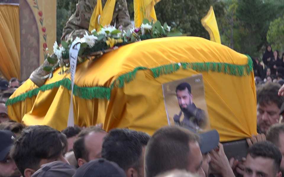 تشييع الشهيد المجاهد جعفر علي ياسين