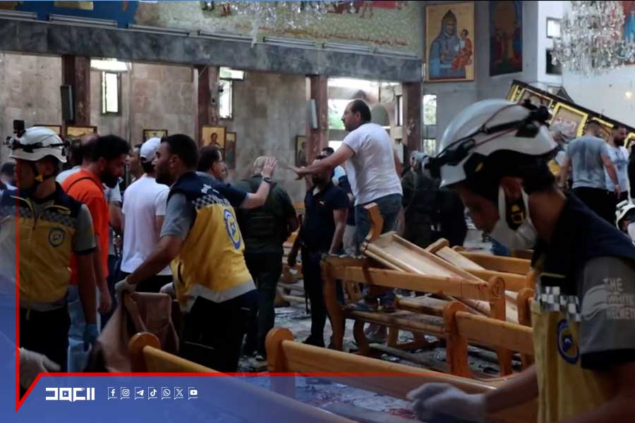 إدانات واسعة للهجوم الإرهابي على كنيسة مار إلياس في دمشق