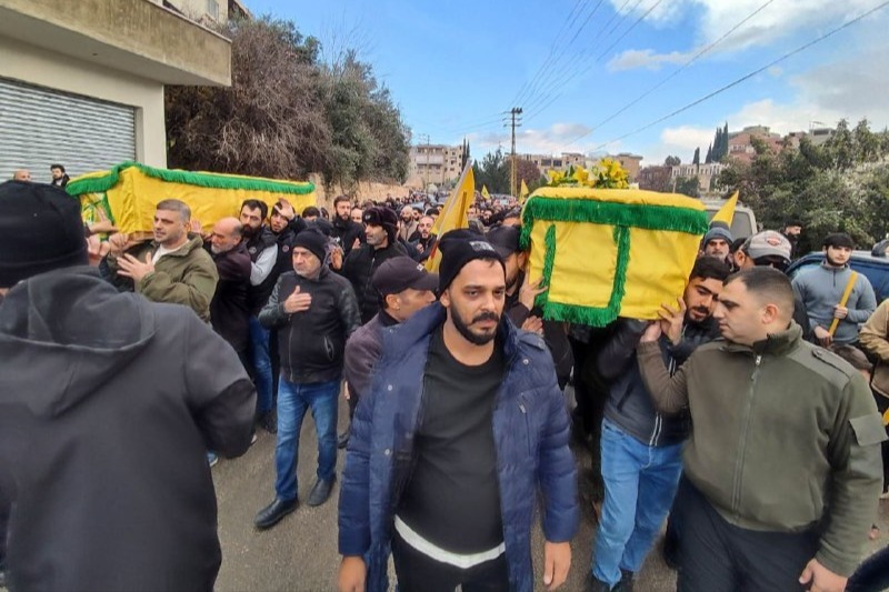 الهرمل تشيّع الشهيدين حسين الجوهري وماجد قانصوه