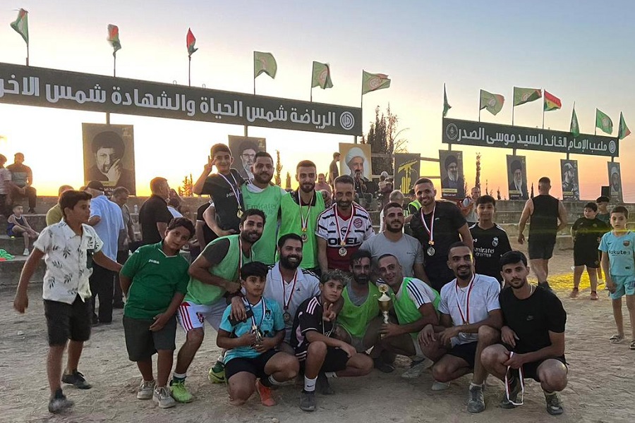 التعبئة الرياضية لحزب الله تختتم دورة الشهيد الأسمى بكرة القدم في بنعفول 