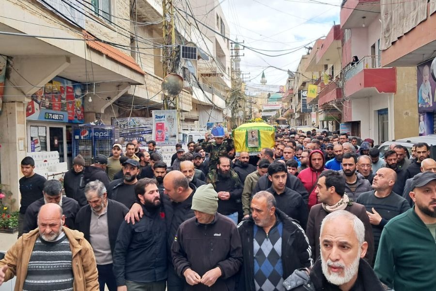 حزب الله وأهالي بلدة النبي شيث شيّعوا الشهيد حسين أحمد الموسوي