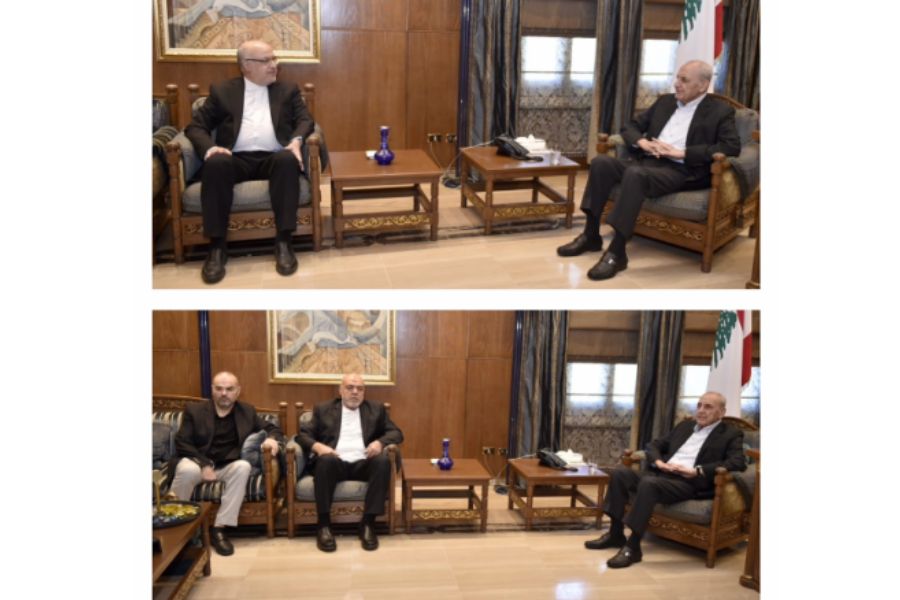 الرئيس بري تابع التطورات والمستجدات مع السفير الإيراني ورئيس المركز الوطني في الشمال 