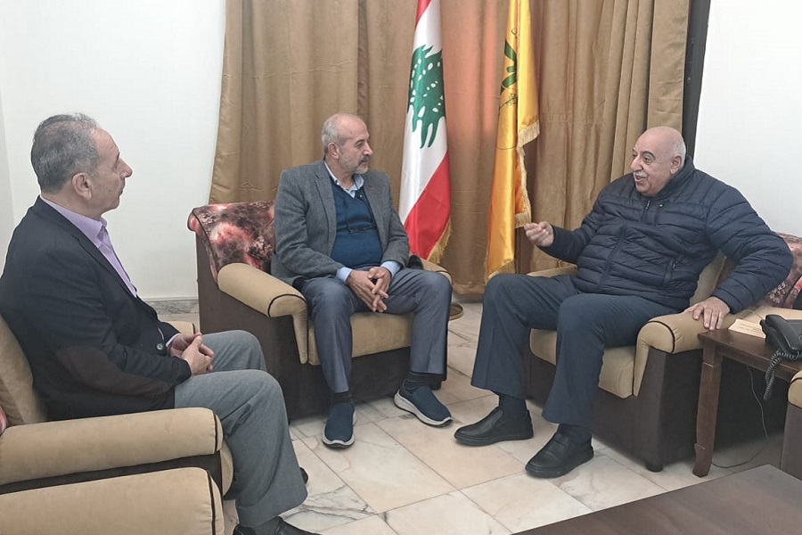 عطالله حمود يبحث مع وفد فلسطيني ملف الأسرى اللبنانيين والفلسطينيين في سجون الاحتلال