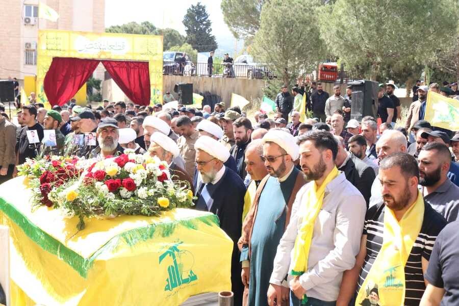  حزب الله وجمهور المقاومة يشيعون الشهيد المجاهد محمود عاصم شمص في بوداي