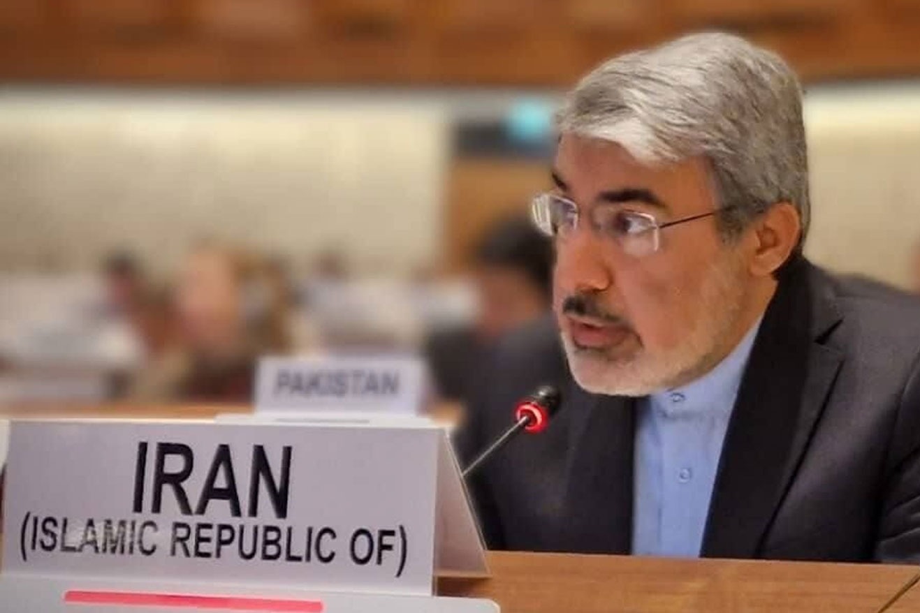 سفير إيران في جنيف: تآكل منظومة حقوق الإنسان وميثاق كورش نموذج لإحياء القيم العالمية
