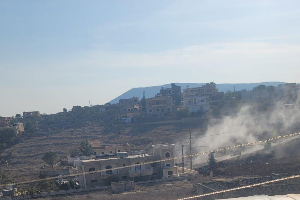 العدو الصهيوني يستهدف منطقة 