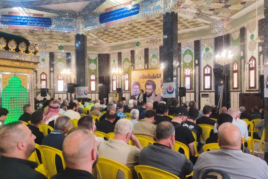 إحياء الذكرى السنوية الأولى لشهداء الدفاع المدني في النبي شيت