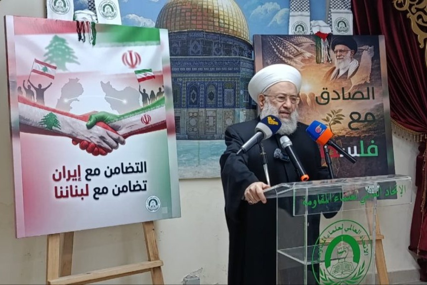 لقاء تضامني مع الجمهورية الإسلامية الإيرانية في مكتب الشيخ حمود في صيدا