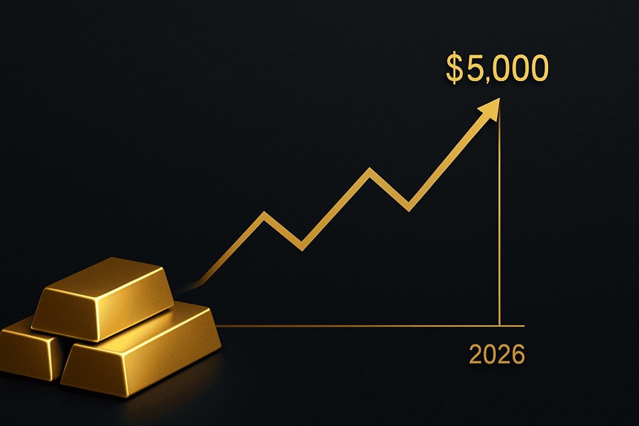 الذهب يلامس ذروة تاريخية وتوقعات بوصوله إلى 5000 دولار في 2026