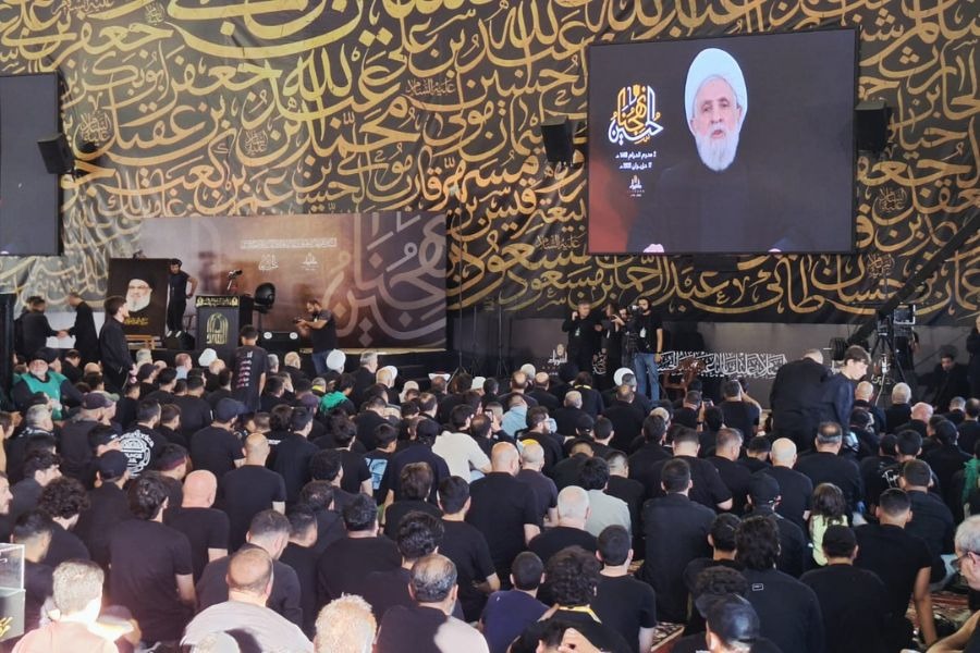 بالصور| المجلس العاشورائي المركزي في مرقد سيد شهداء الأمة