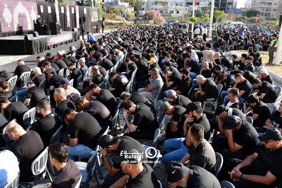 بالصور | حزب الله يُحيي مجلس شهادة الإمام الحسين (ع) في المجلس المركزي في مدينة صور
