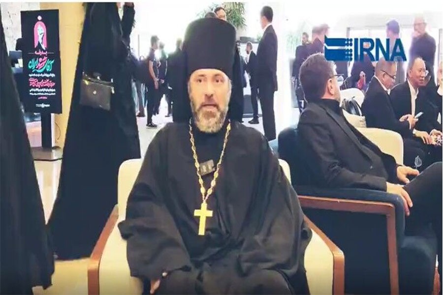 كاهن الكنيسة الأرثوذكسية الروسية: استشهاد الإمام الخامنئي زاد من قوة إيران