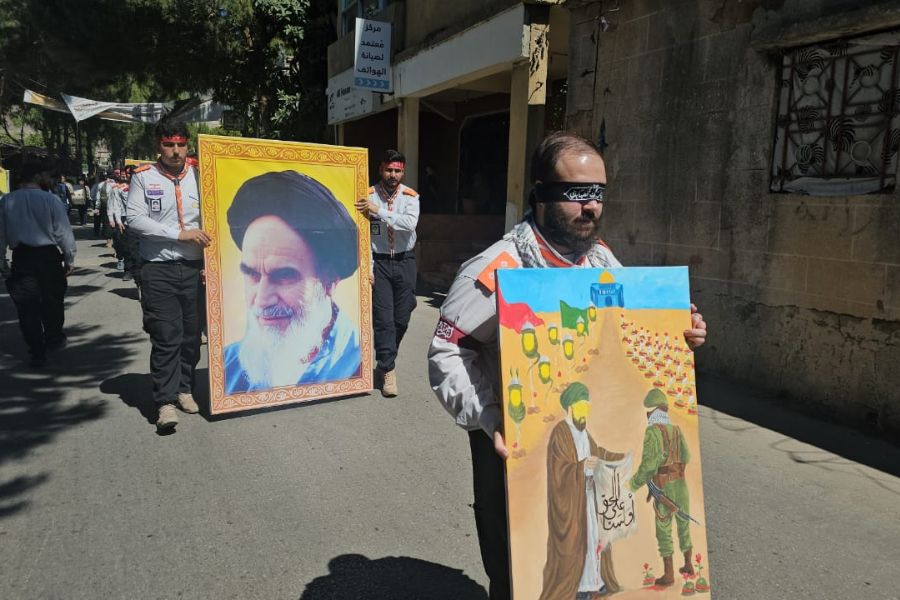 بالصور| انطلاق المسيرات العاشورائية في كافة قرى وبلدات البقاع الغربي