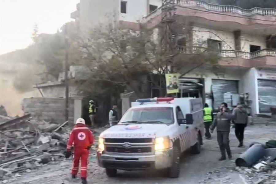 استهداف صهيوني مباشر للصليب الأحمر في بيت ياحون: شهيد وجريح 