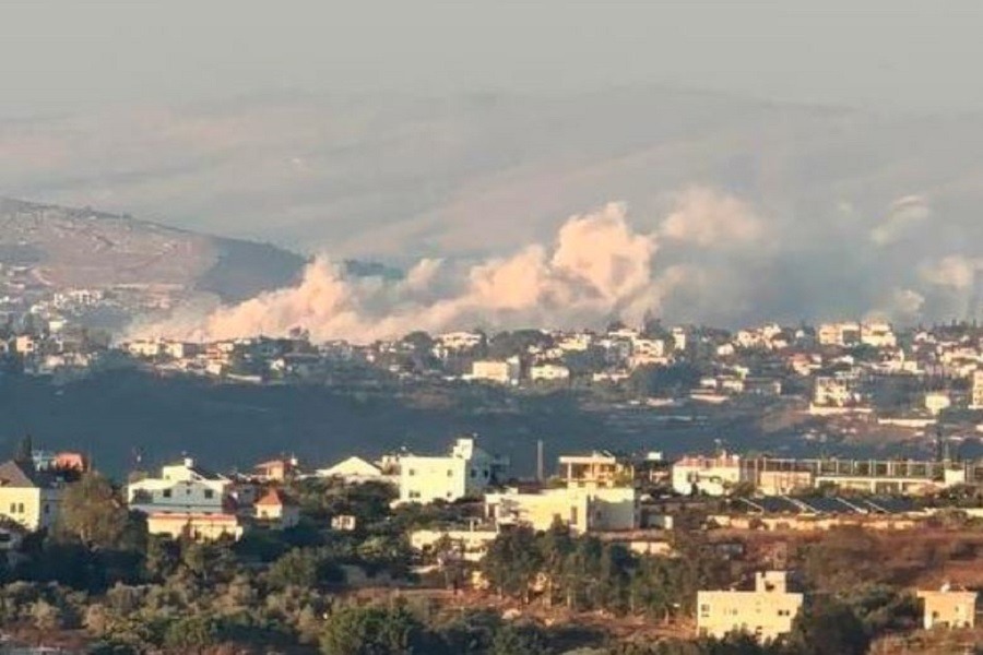 بالصورة | تفجير على 3 دفعات نفّذه جيش العدو في بلدة كفرتبنيت جنوب لبنان 
