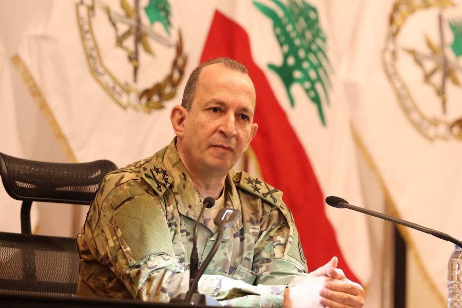 قائد الجيش: نسعى لتعزيز قدرات المؤسسة العسكرية لتكون الضامن لأمن اللبنانيين