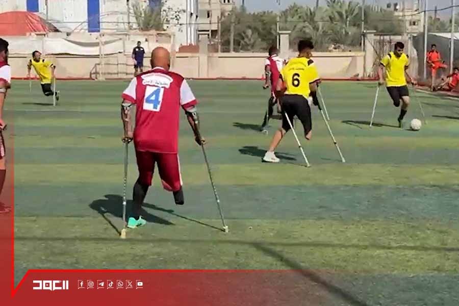 لأول مرة منذ وقف العدوان على غزة.. بطولة كرة القدم لمبتوري الأطراف