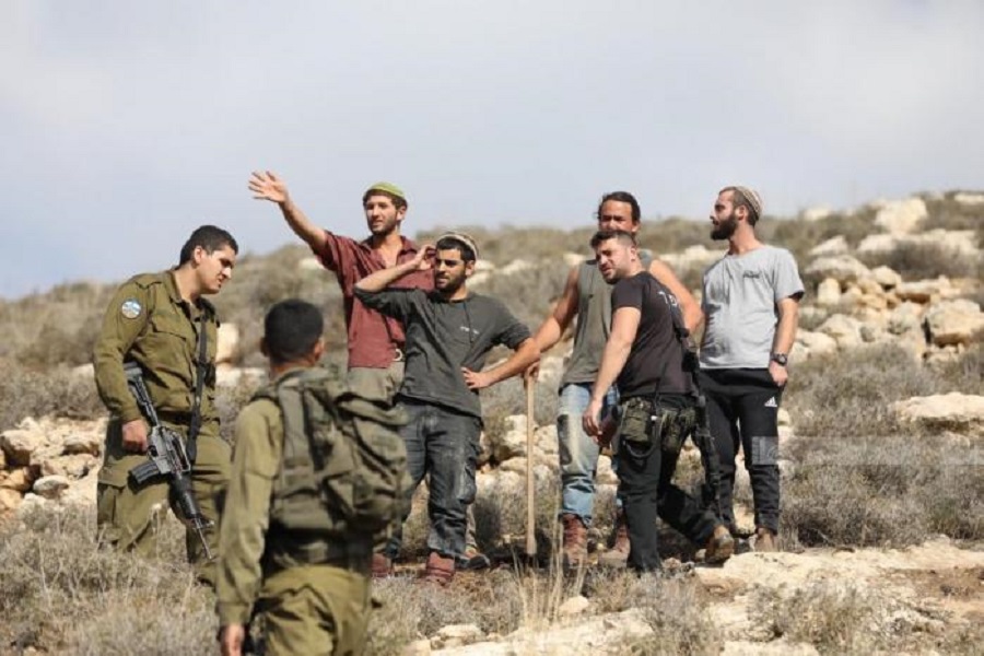 مستوطنون يعتدون على فلسطيني وزوجته ويسرقون أغنامهما في خربة الطويل جنوب نابلس