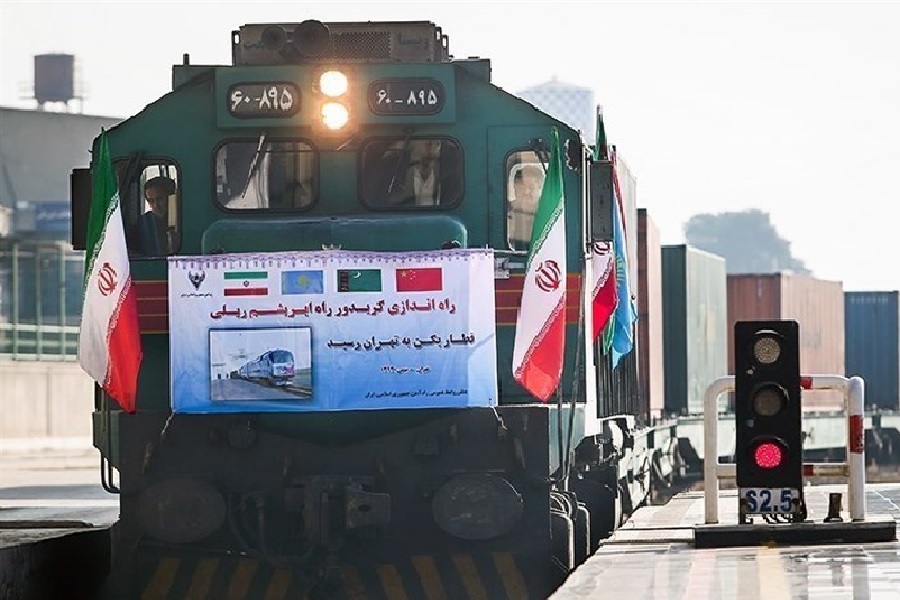 وصول أول قطار شحن من الصين إلى الميناء الجاف في طهران