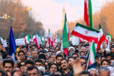 مسيرات مليونية في إيران رفضًا لجرائم التخريب والإرهاب