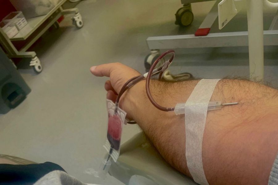 حملة تبرع بالدم في الشمال لإنقاذ جرحى العدوان الصهيوني