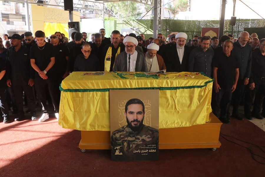 حزب الله يشيع الشهيد محمد حسين ياسين في الضاحية الجنوبية