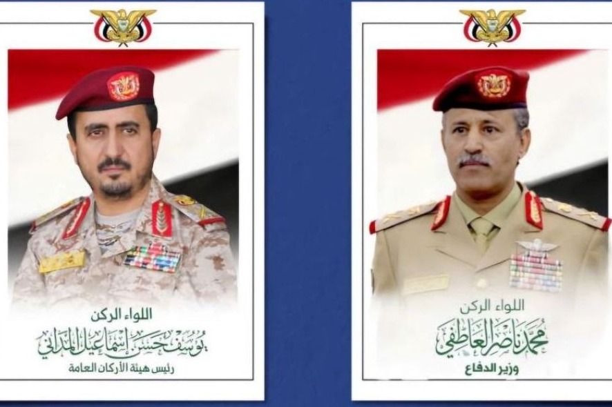 وزير الدفاع ورئيس الأركان في اليمن يشددان على 