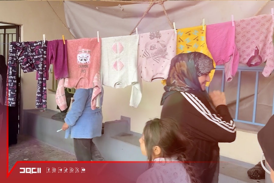 مركز إيواء المعيصرة يحتضن مئات النازحين وسط ظروف إنسانية مستقرة ومعنويات مرتفعة