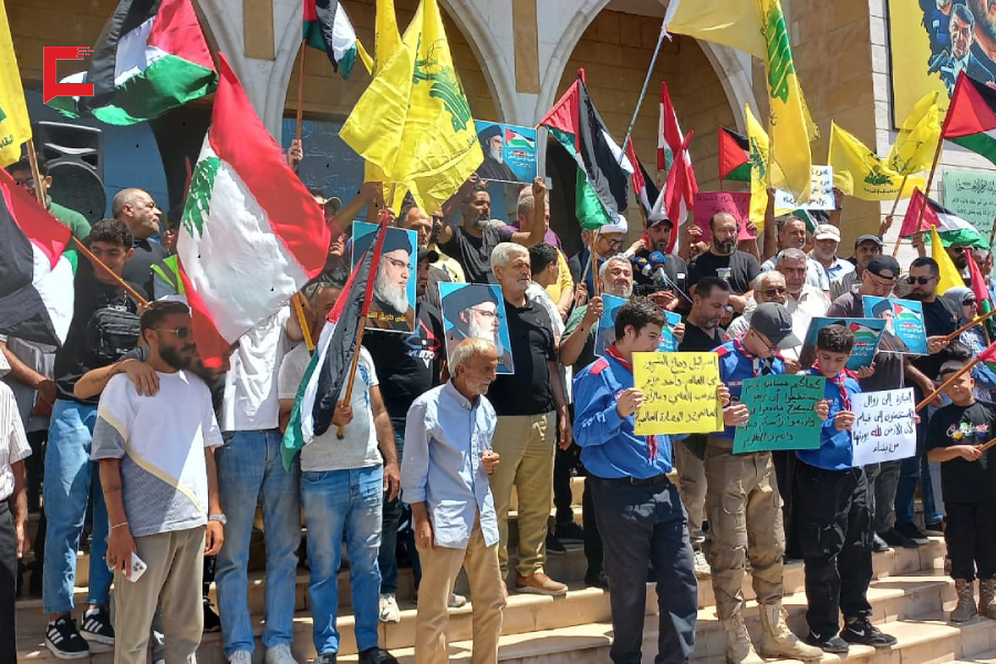 حزب الله في جبل عامل الثانية ينظِّم وقفات تضامنية نصرة لغزة