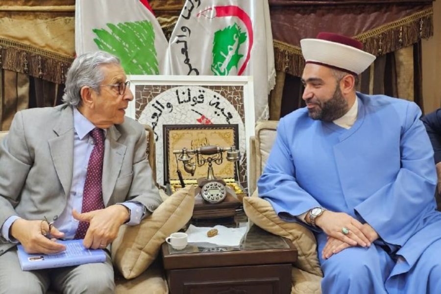 الشيخ القطان مستقبلًا سفير الجزائر: رهان اللبنانيين هو على وحدتهم الوطنية